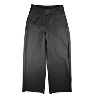 Eileen Fisher Wide Leg Cropped Pants High Waist Stretch XS‎
